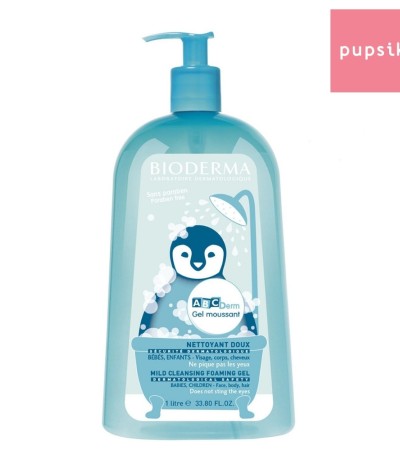 Bioderma ABCDerm Shower Gel (Gel moussant), 1L - exp 02/25