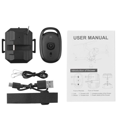 无人机空投DJI Mini 3/Pro/2 1 SE/Mavic Pro起落架婚礼求婚递送分配器投掷器救援装置支架