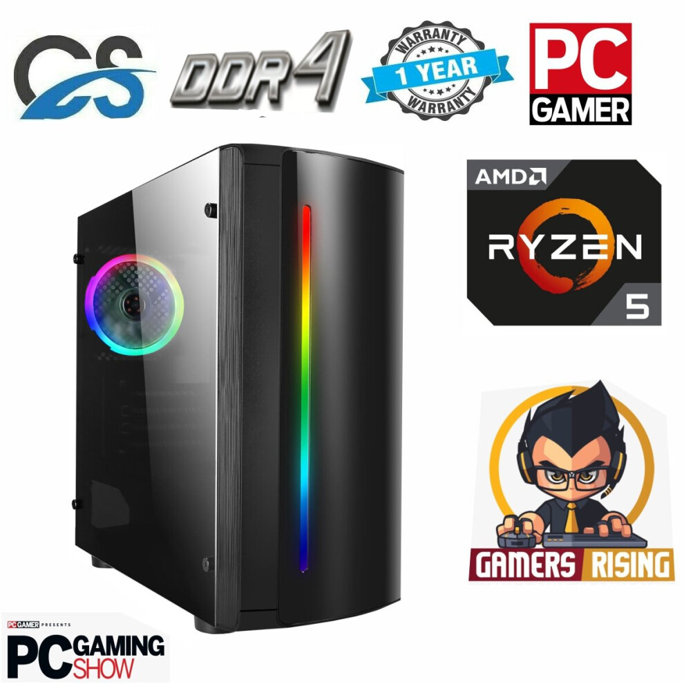 Ultra Gaming PC AMD Ryzen 5 5600G 4.4Ghz 8GB DDR4 240GB SSD Radeon7 W10 